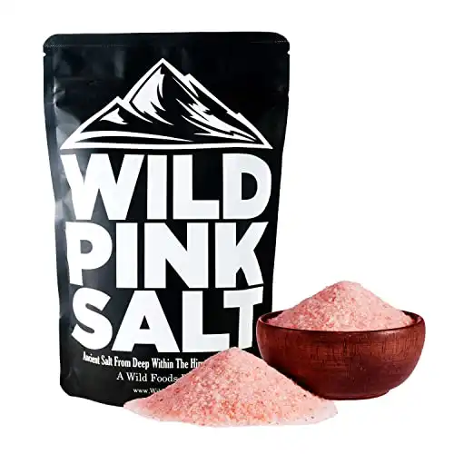Wild Foods Organic Pink Himalayan Salt, Fine Ground for Table and Cooking, 16 oz | 100% Real, Pure, Unrefined | Pink Himalayan Sea Salt with 80+ Minerals & Electrolytes, Small Batch, Ethically Sou...